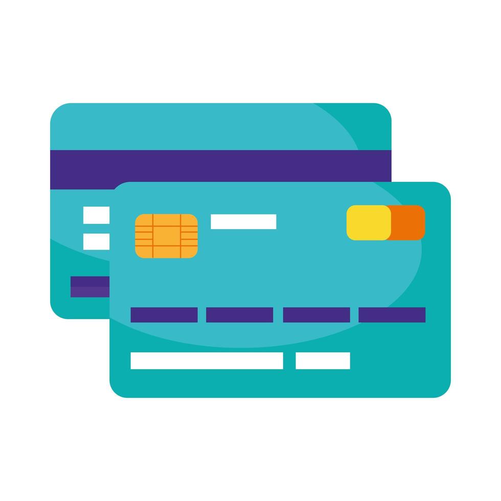 icono de tarjeta de crédito vector