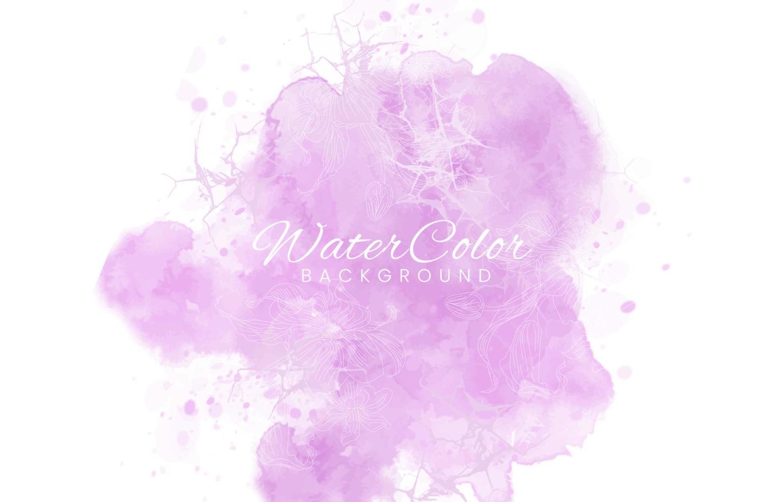 Abstract colorful watercolor for background. vector