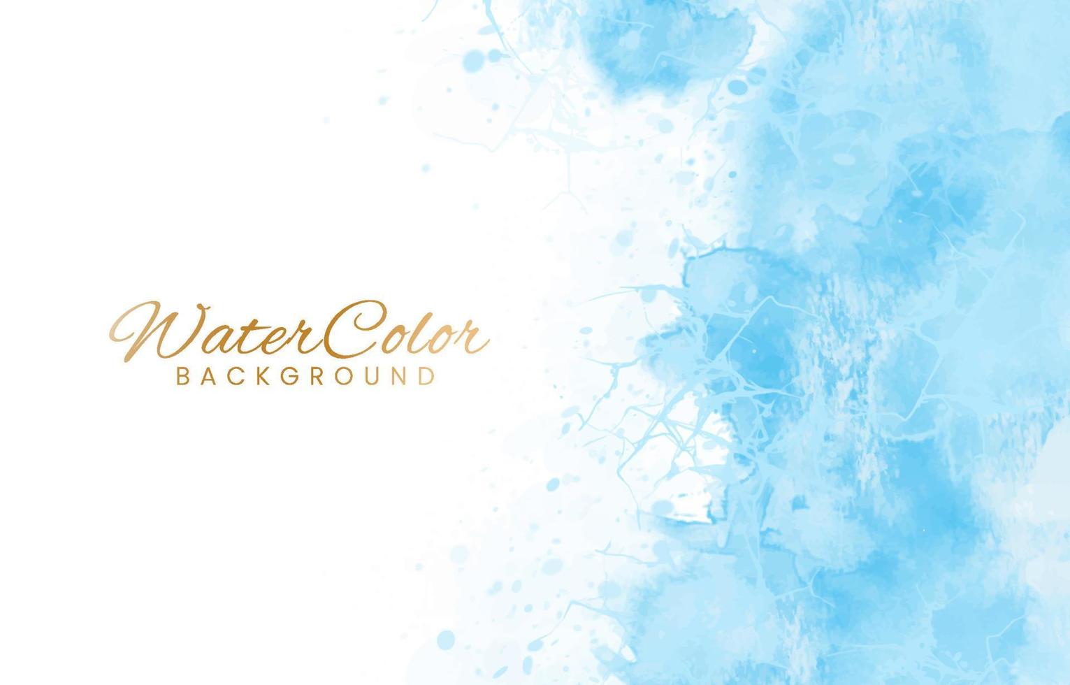 Abstract colorful watercolor for background. vector