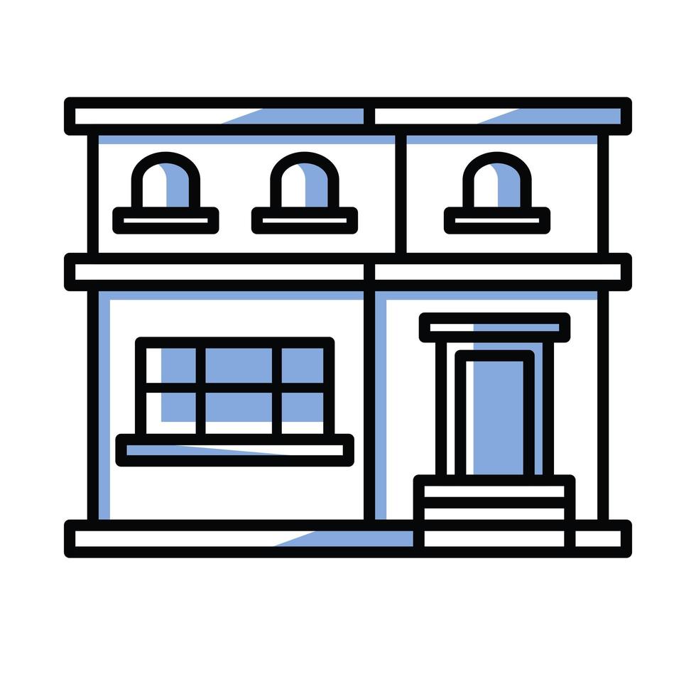 city house design vector