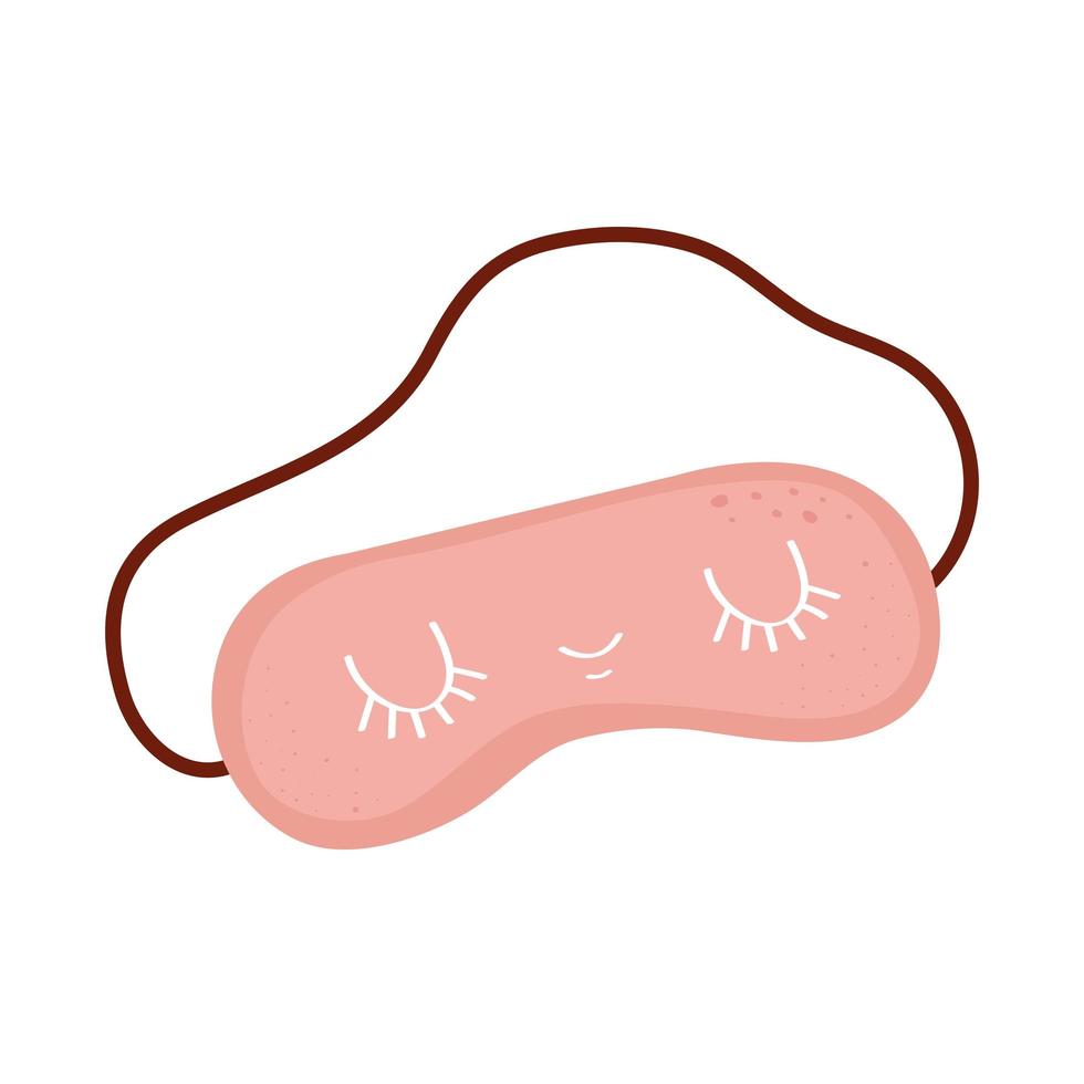 sleeping mask icon vector