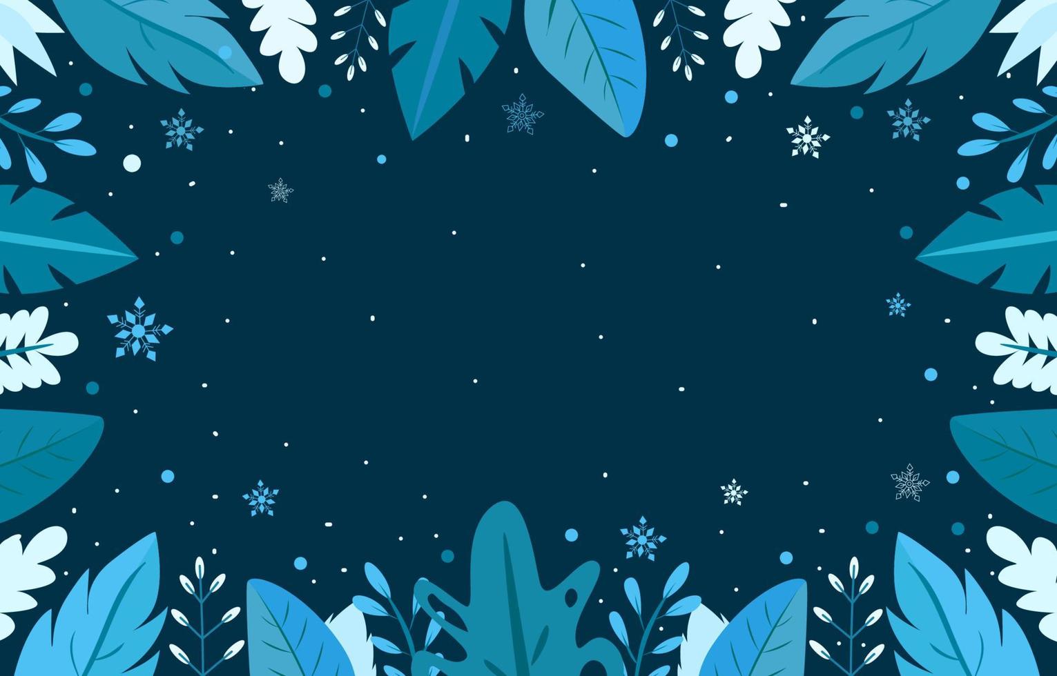 Winter Nature Background Concept vector