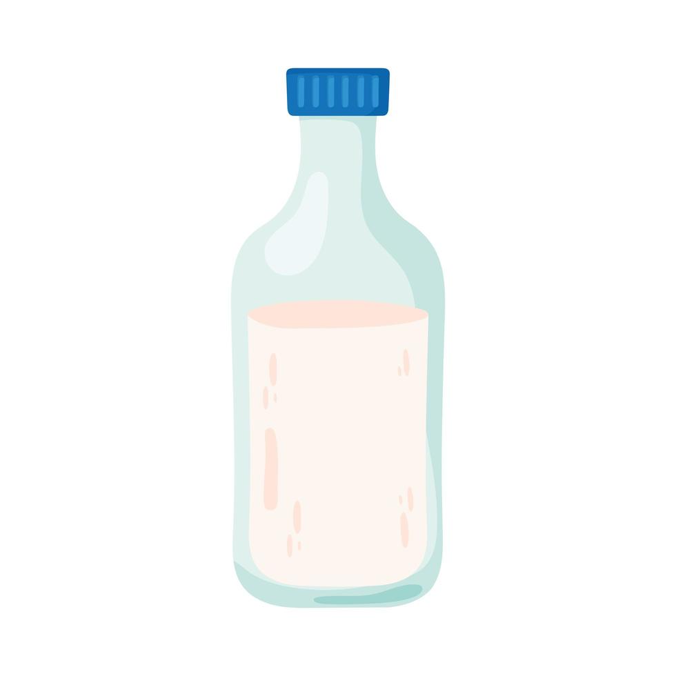 milk bottle icon vector