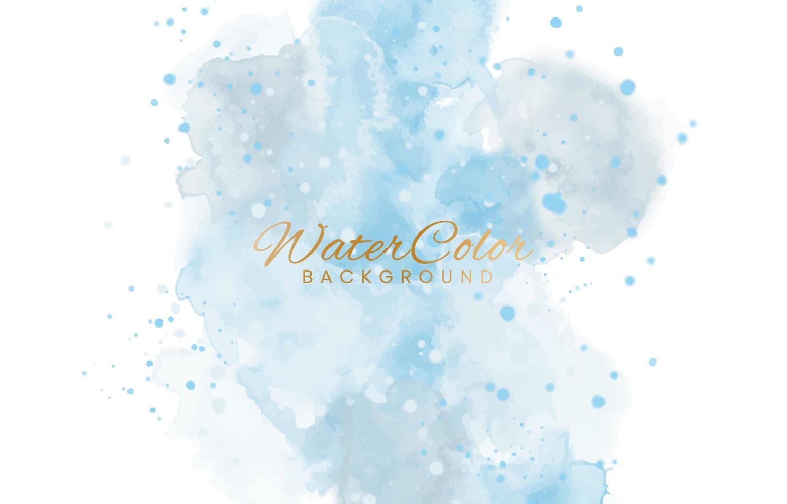 Abstract colorful watercolor for background. vector