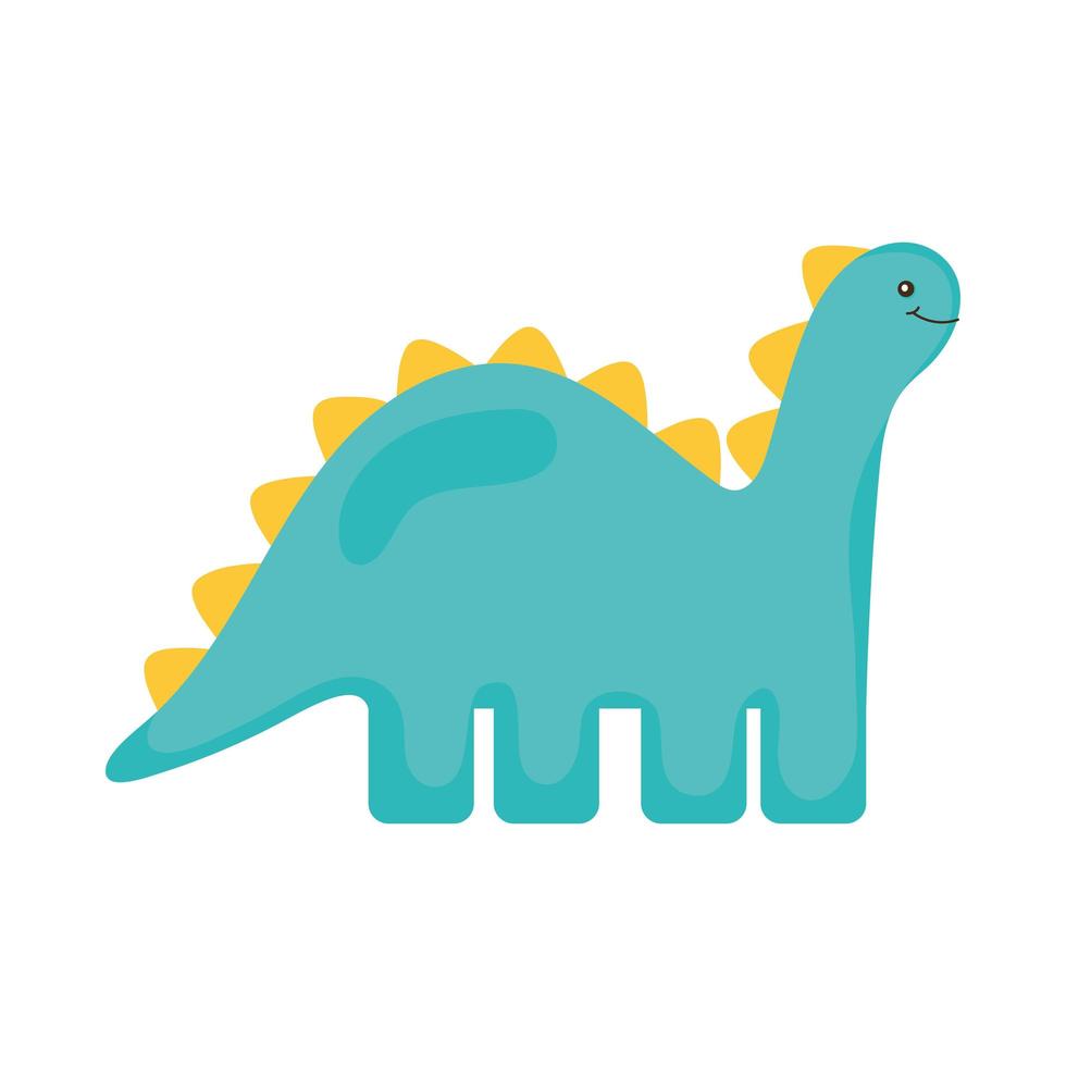 dinosaur toy icon vector