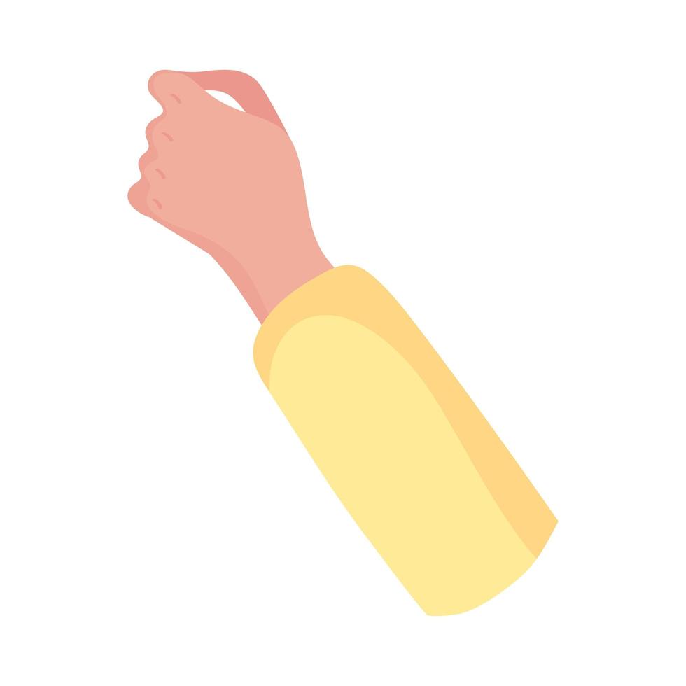 hand holding something vector