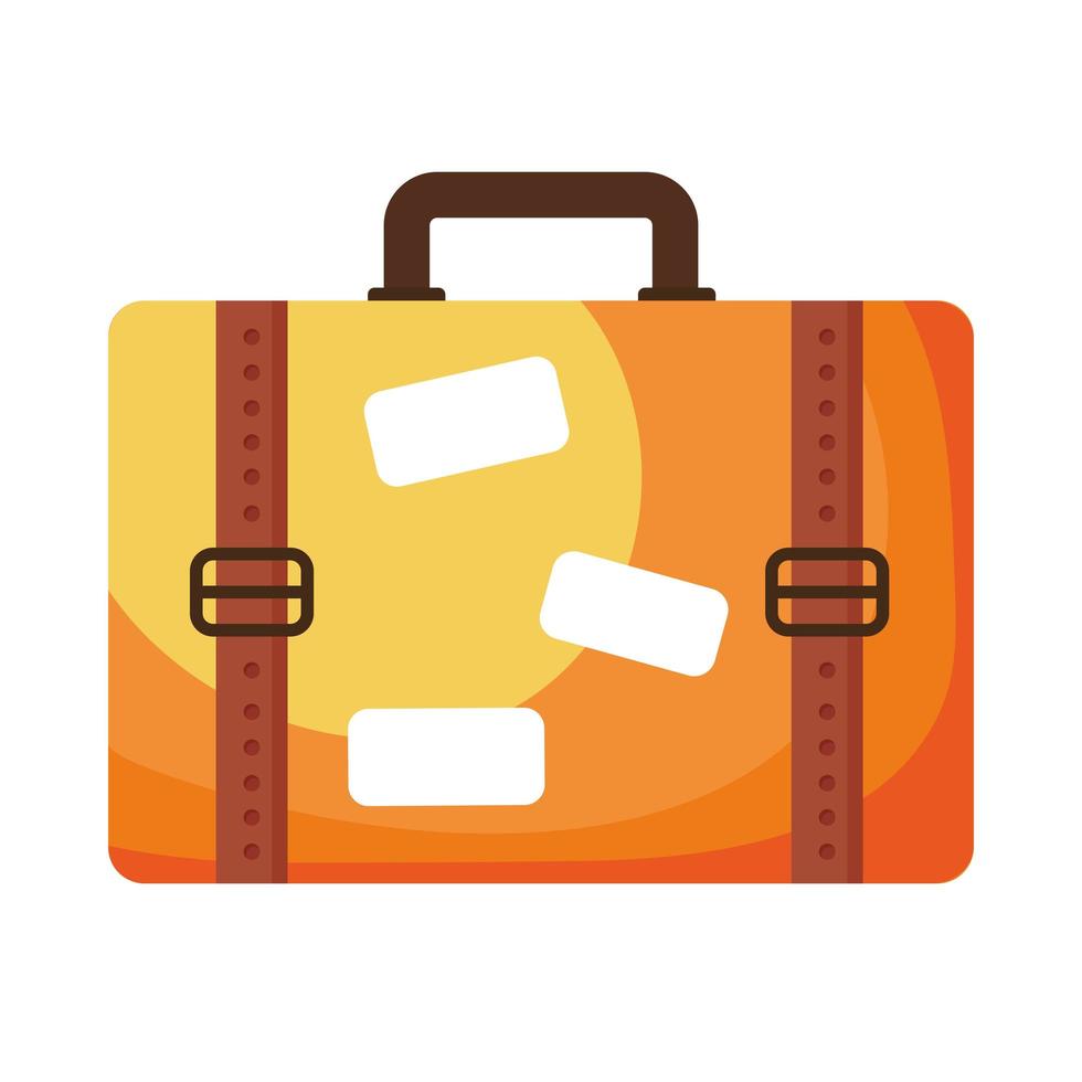 travel suitcase icon vector