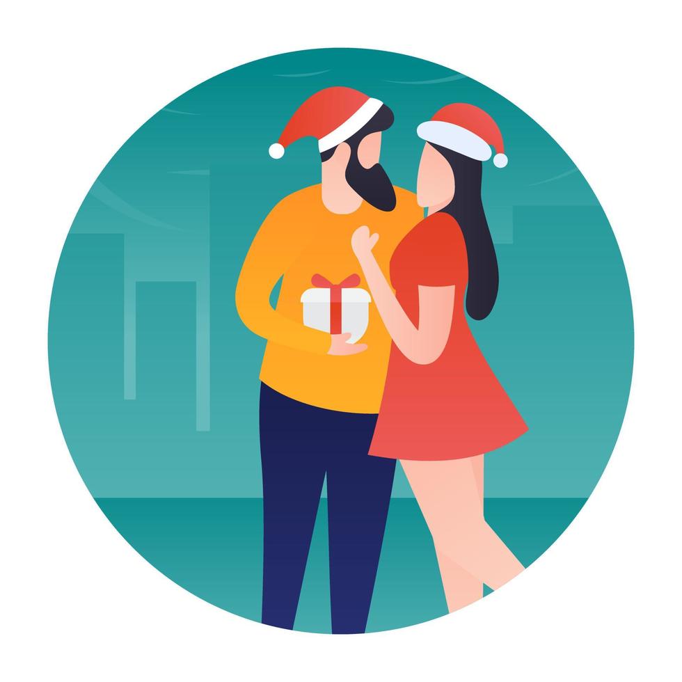 conceptos de baile de navidad vector