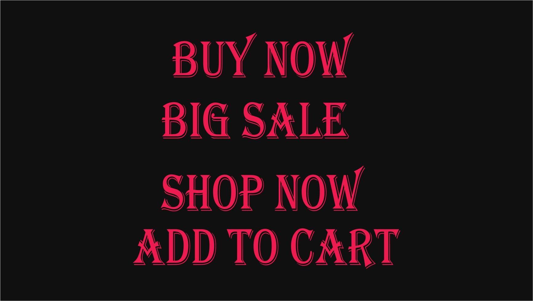 Buy now big sale shop add to cart text png vector