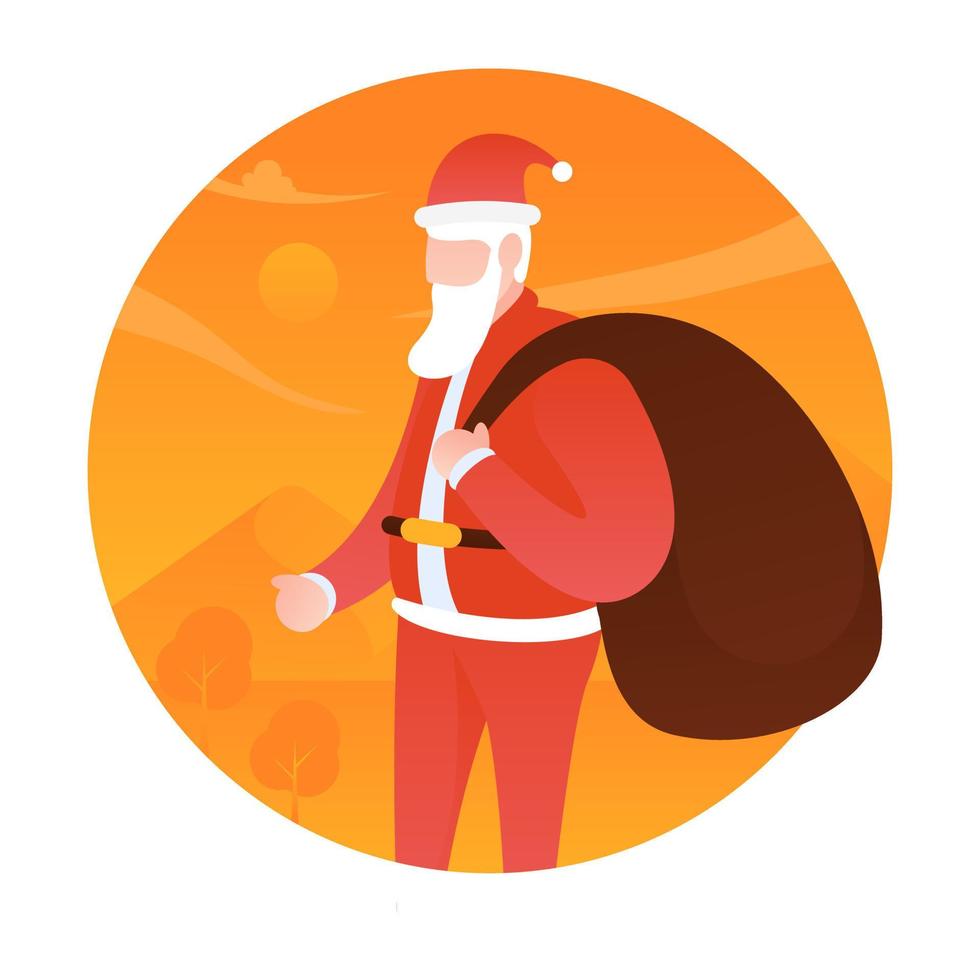 conceptos de santa claus vector