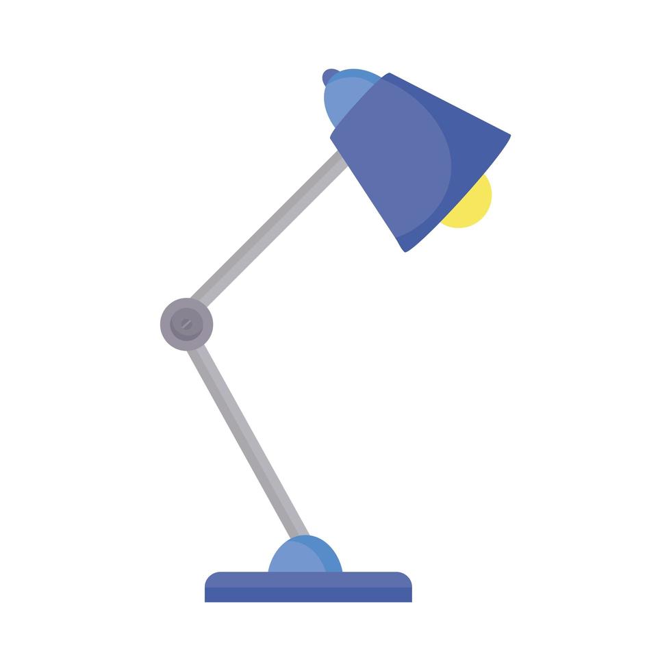 desk lamp icon vector