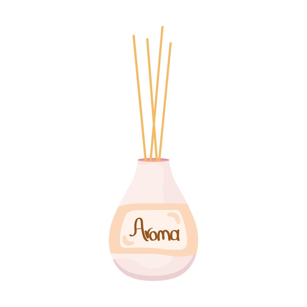 aromatherapy candles in pot vector
