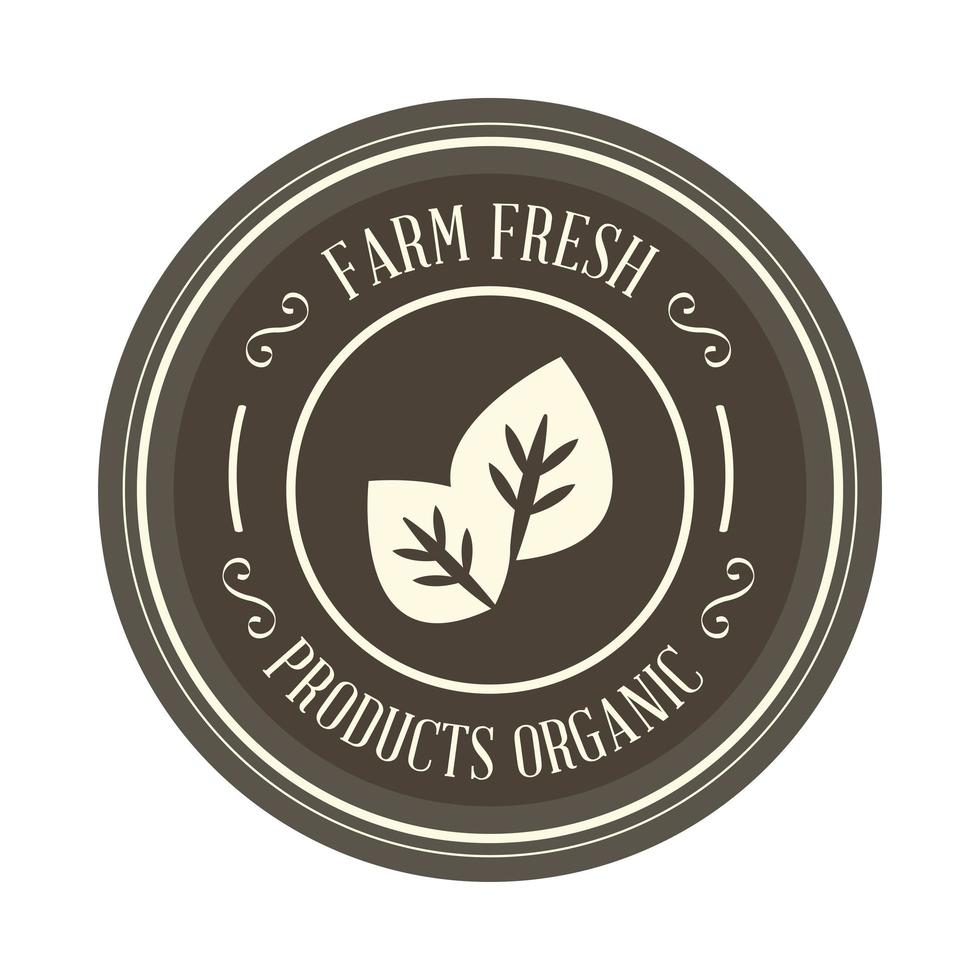 farm fresh product organic vector