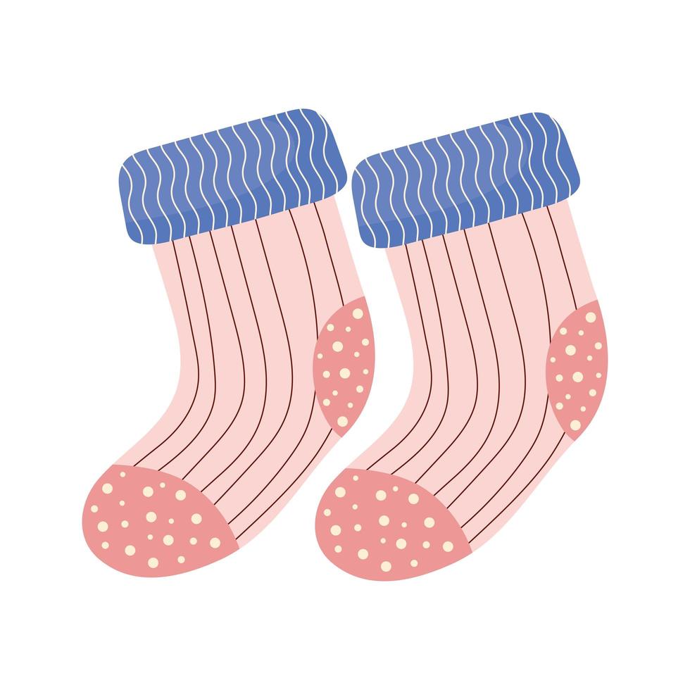 pair of socks vector