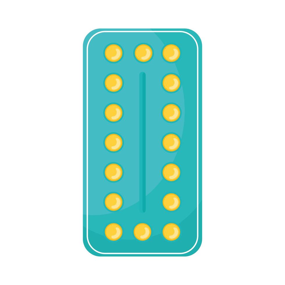 birth control pills vector