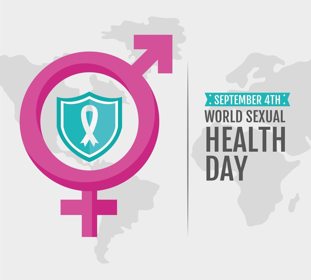 banner of world sexual health day vector