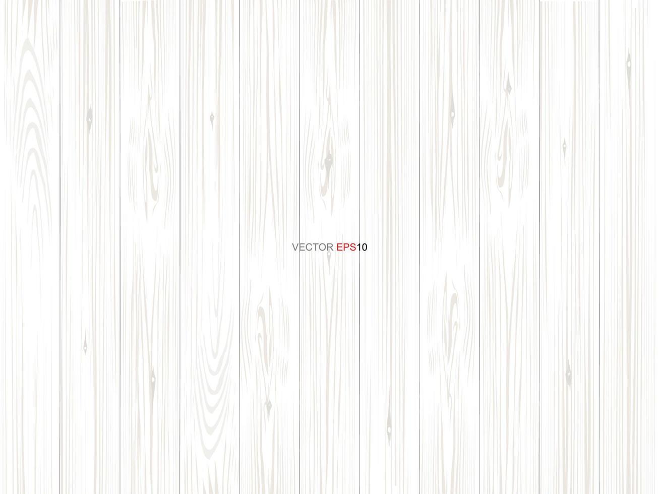White wood pattern and texture for background. Vector. vector