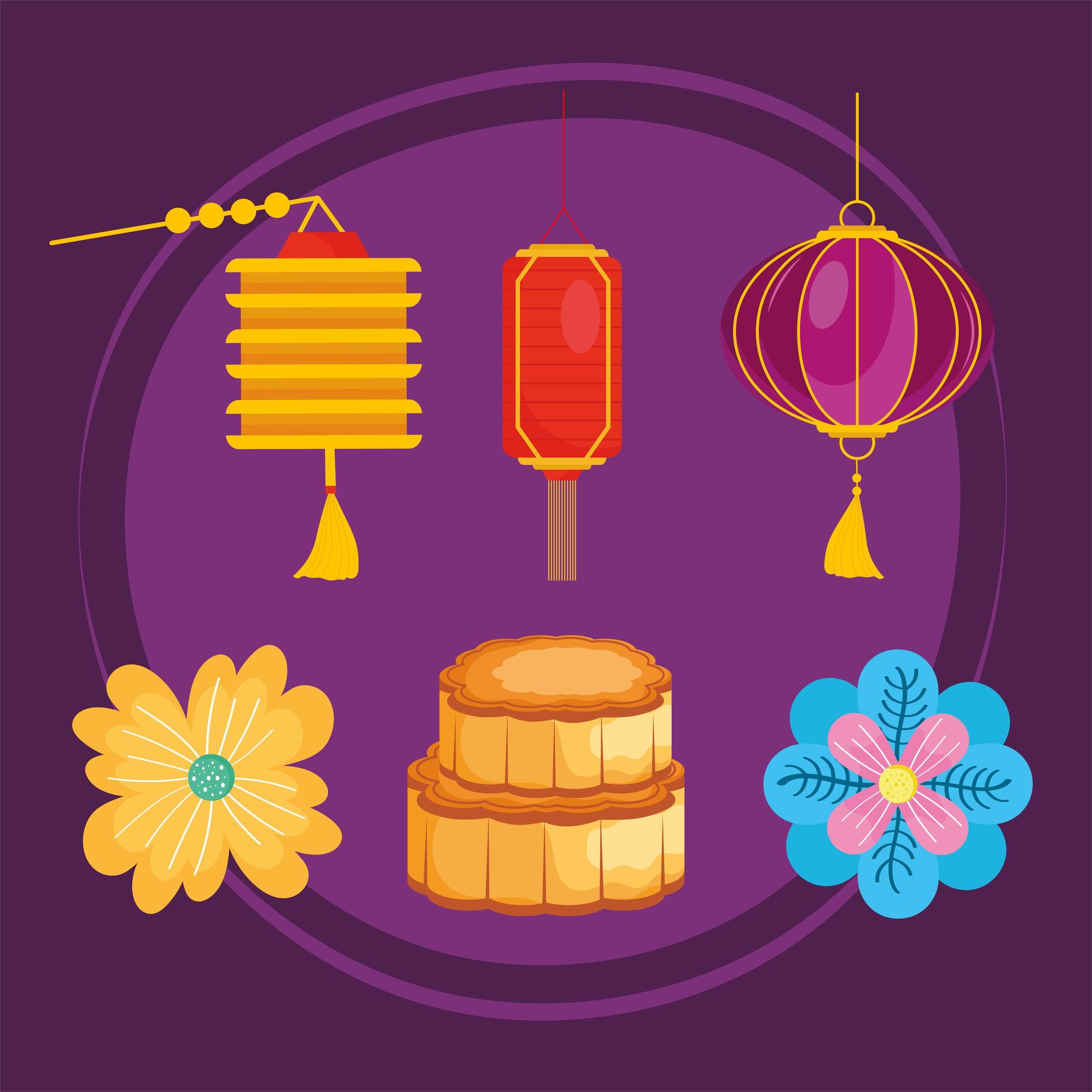 icons-chinese-moon-festival-4214993-vector-art-at-vecteezy