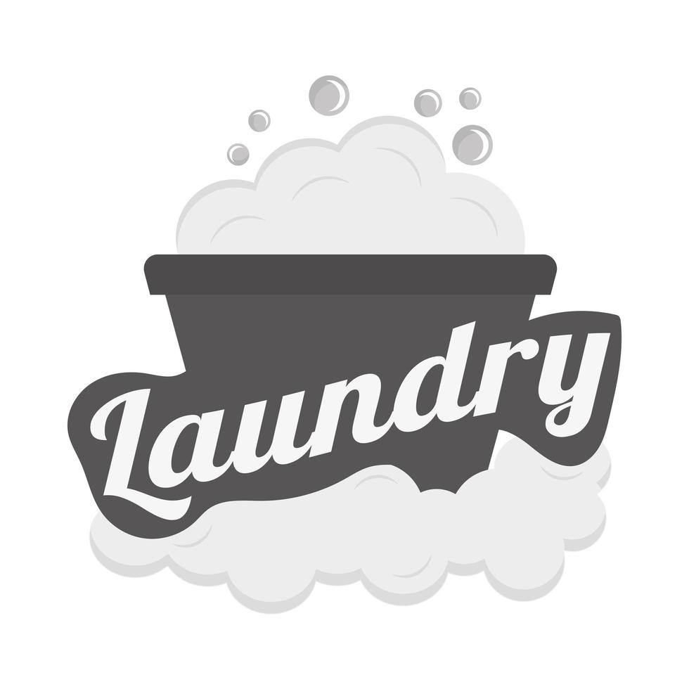service Laundry stamp vector