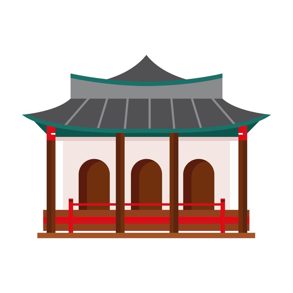 gyeongbokgung korean palace vector