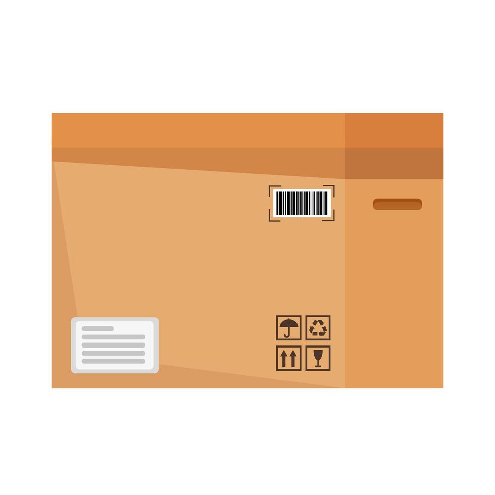 carton box packing vector