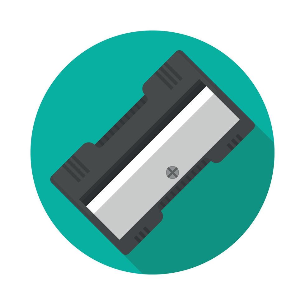 Pencil sharpener icon flat design vector