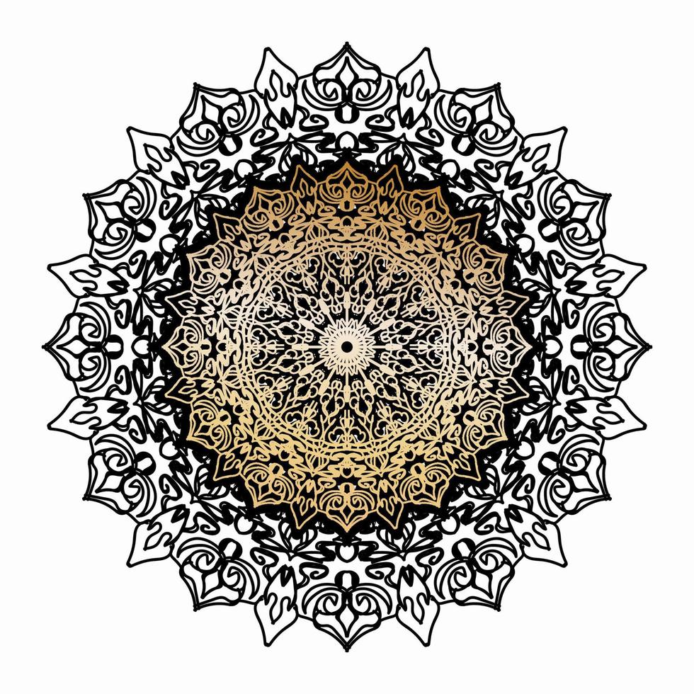 decorative concept abstract mandala illustration. vector