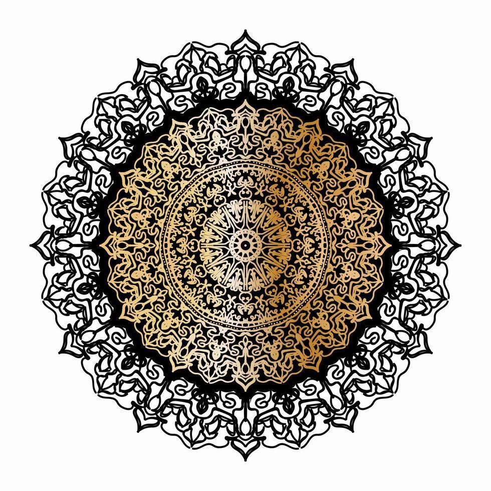 concepto decorativo abstracto mandala ilustración. vector