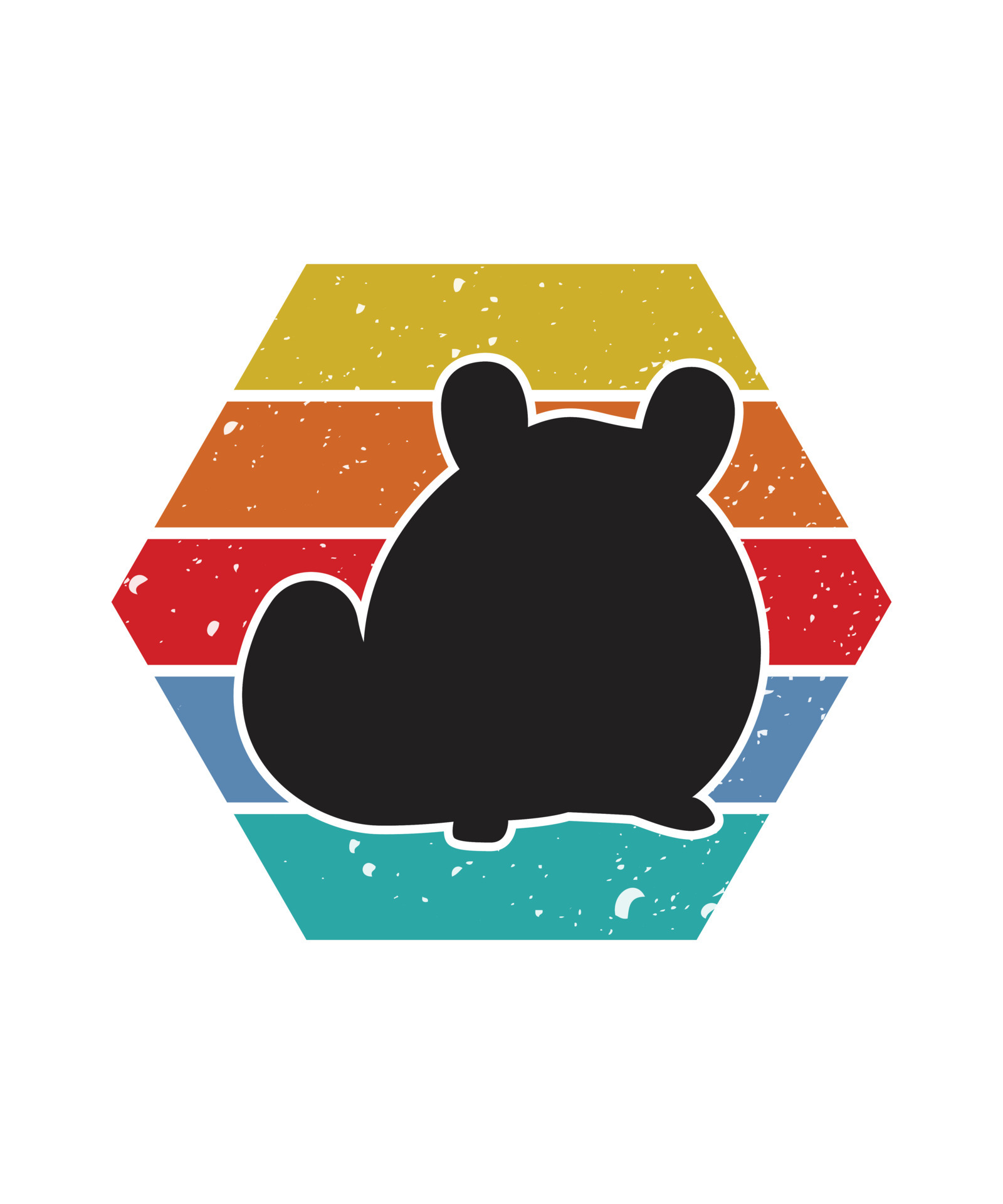 Chinchilla Retro Sunset Design template 4216275 Vector Art at Vecteezy