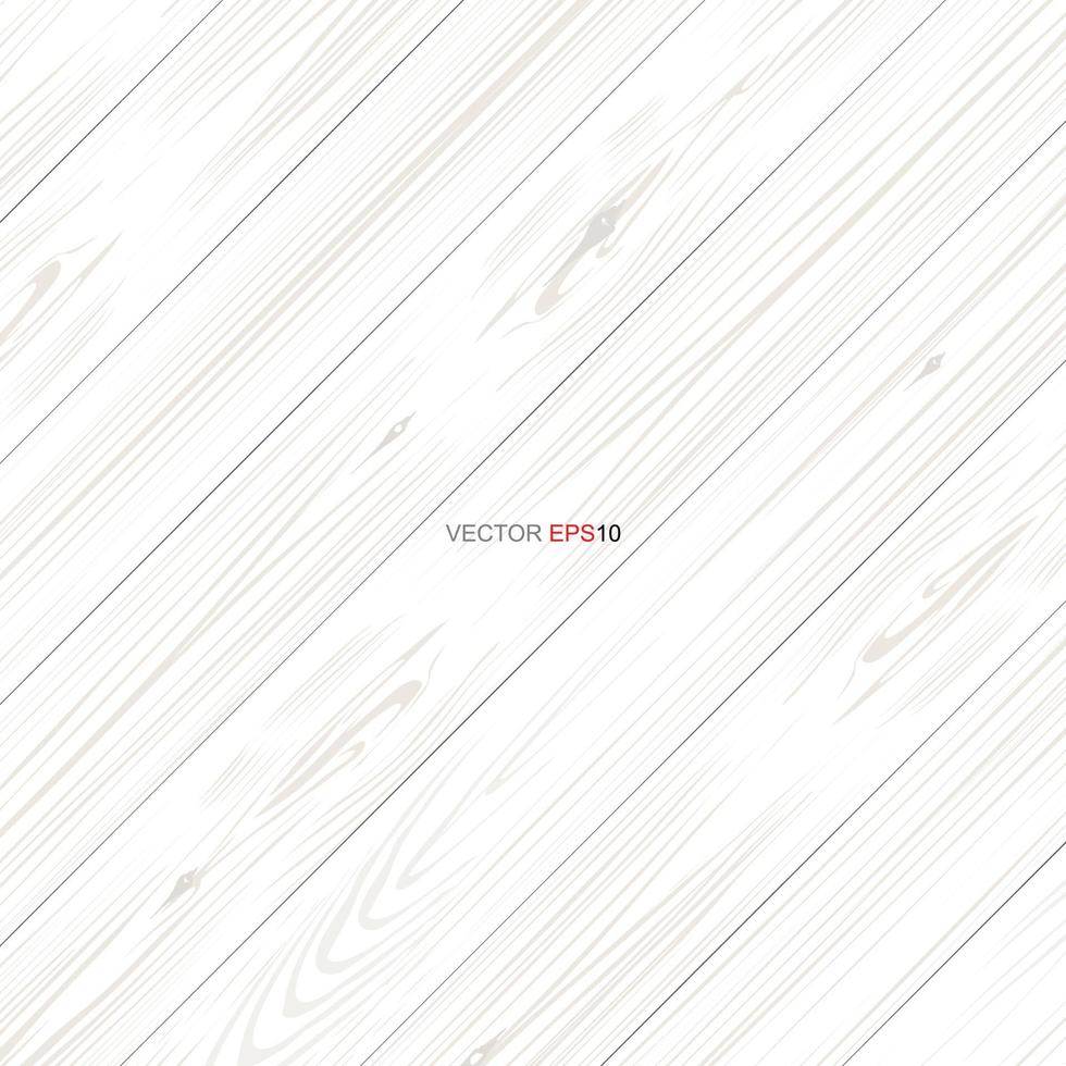 patrón y textura de madera blanca para el fondo. vector. vector