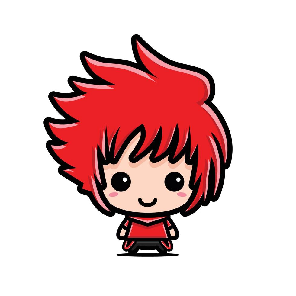 Cute Chibi character vector design