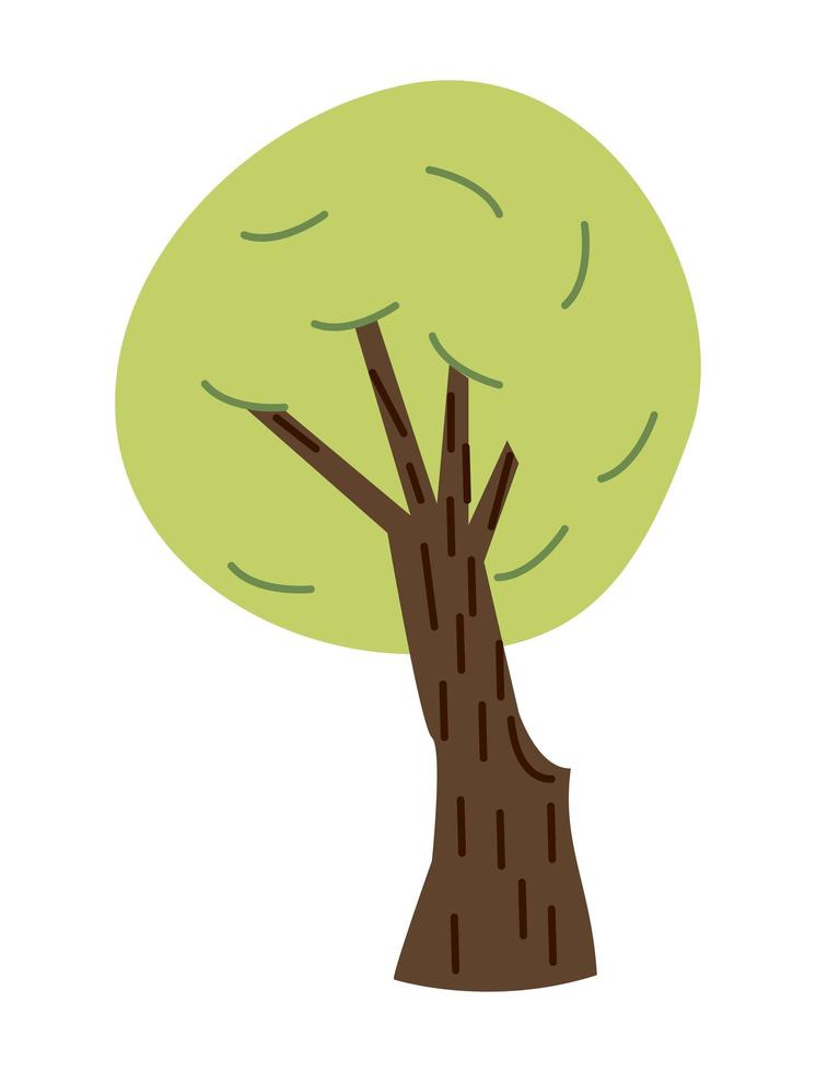 icono de planta de arbol vector