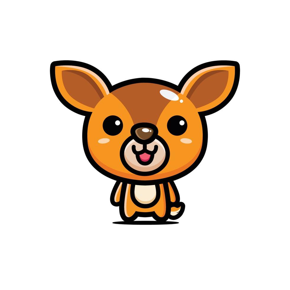 cute mouse deer vector design