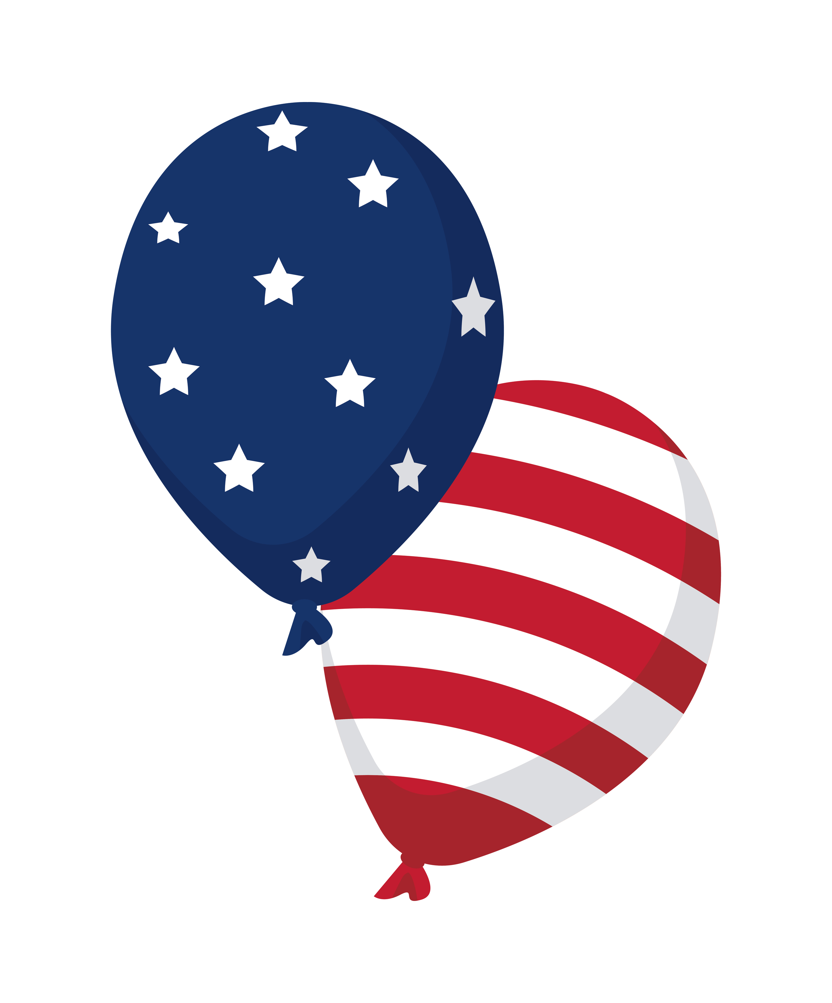 balloons with usa flag 4217901 Vector Art at Vecteezy