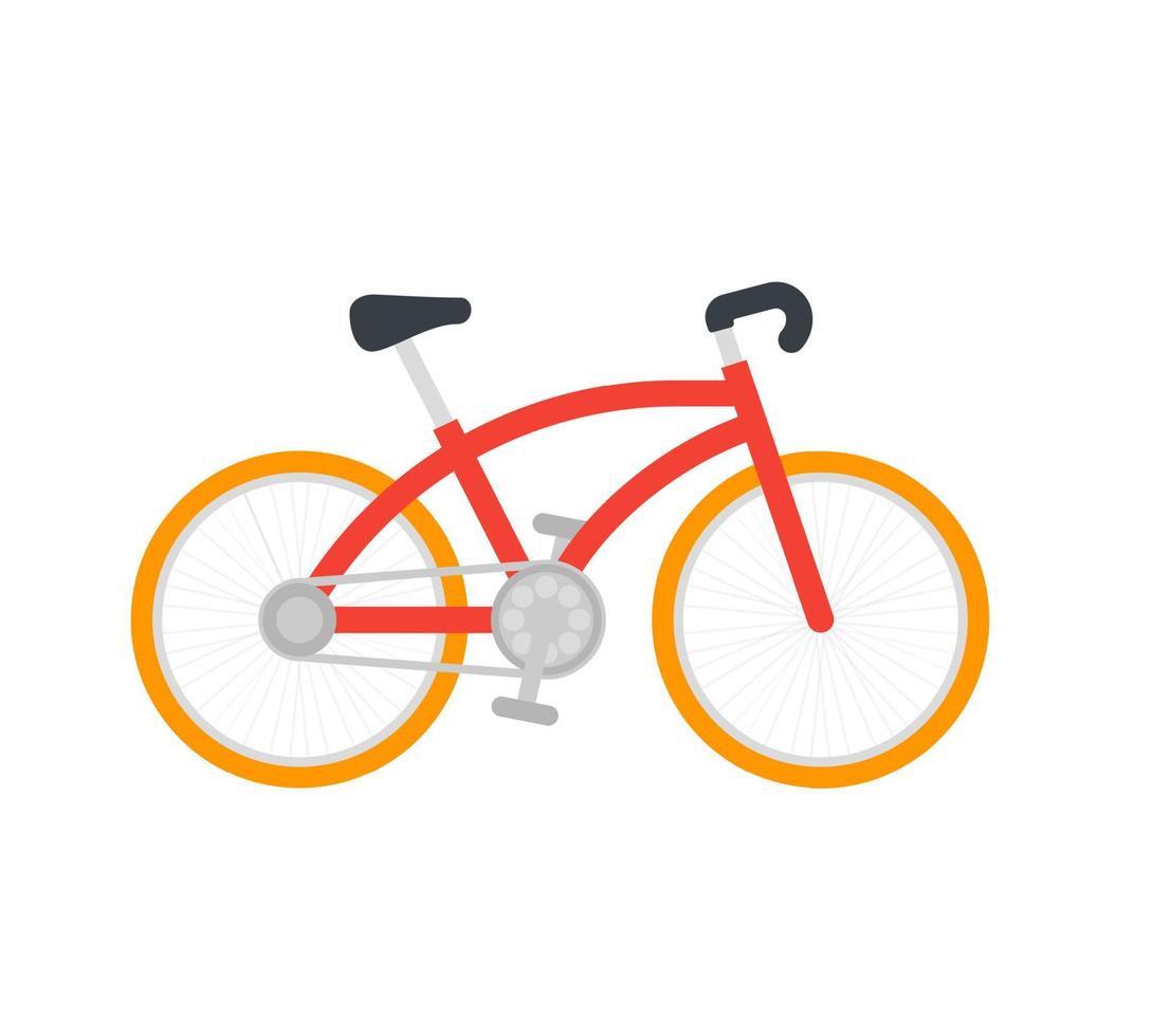 bicycle on white vector