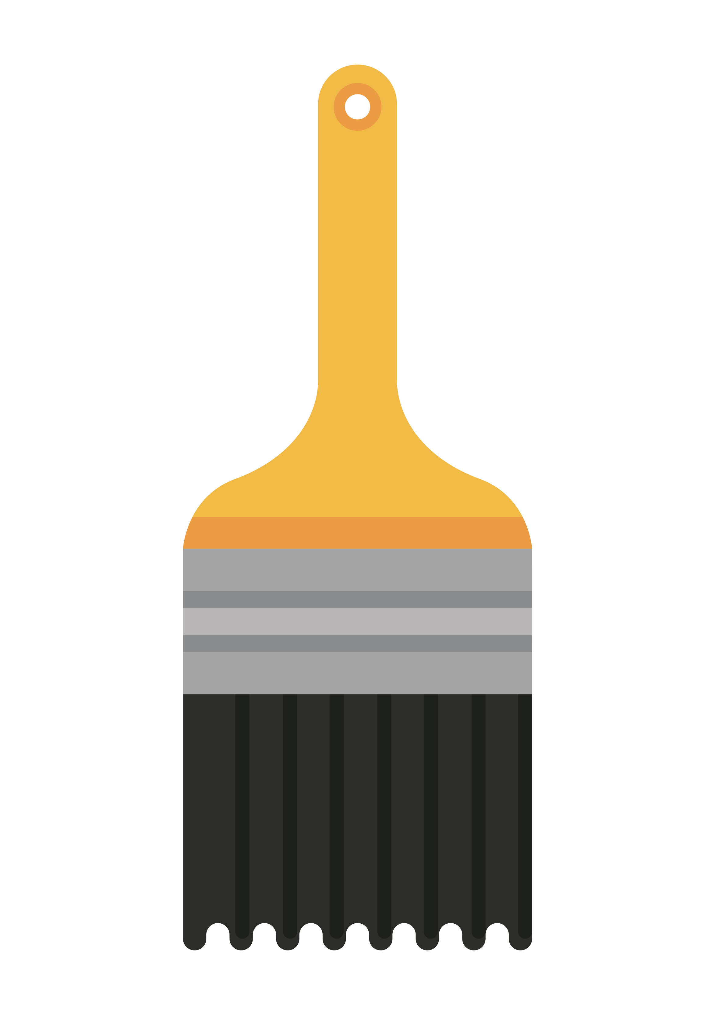 Paint brush icon Royalty Free Vector Image - VectorStock