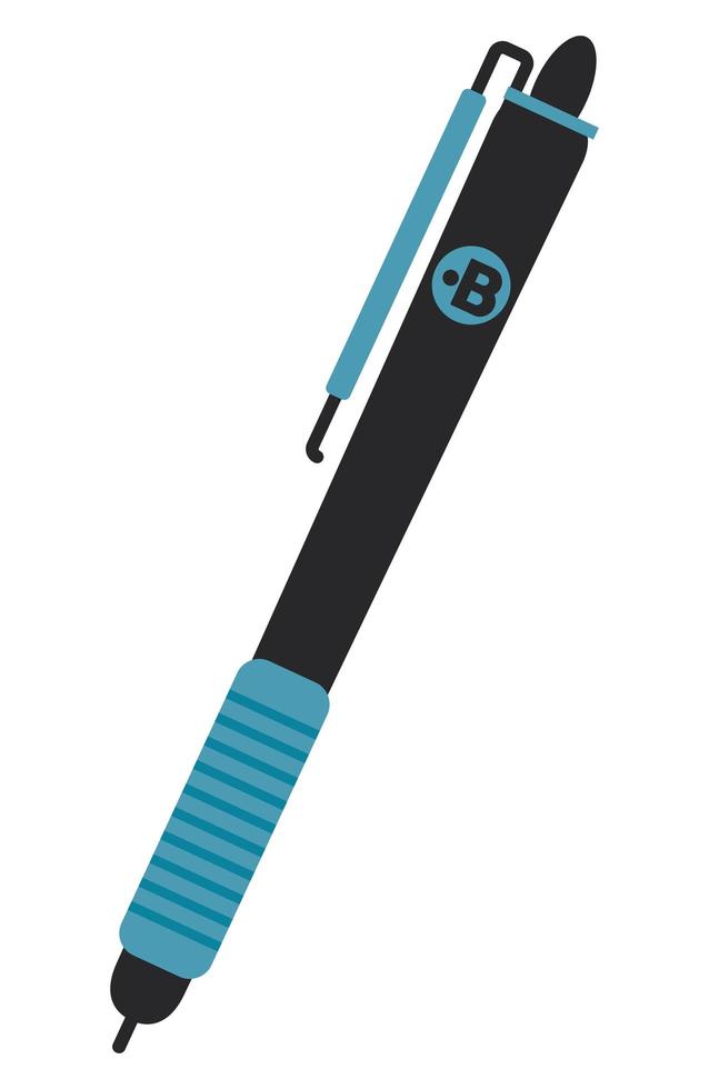 black identity pen vector