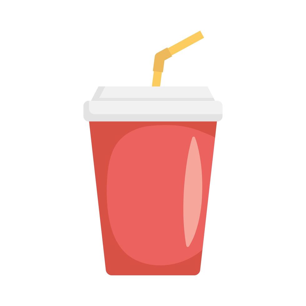 soda in plastic container icon vector