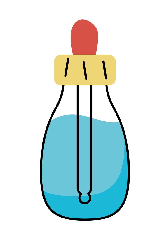 dropper medical icon vector
