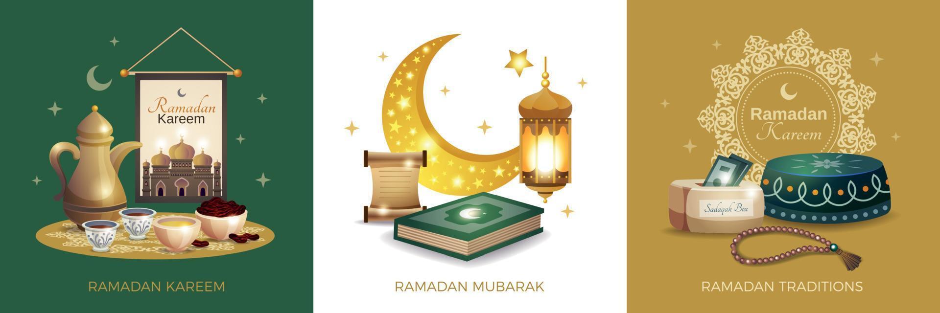 Ramadan Design Concept vector