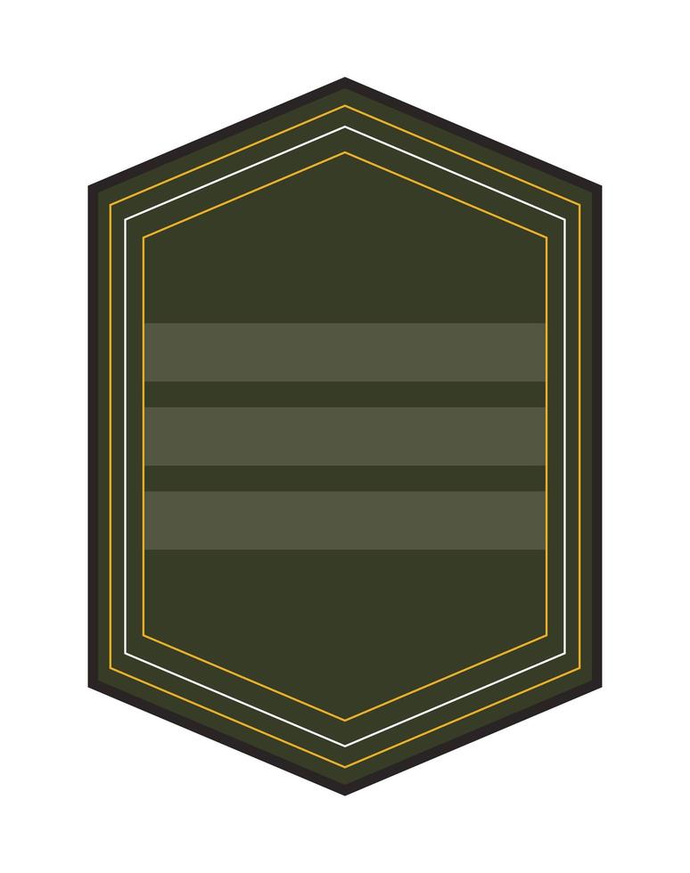 emblem with bars vector