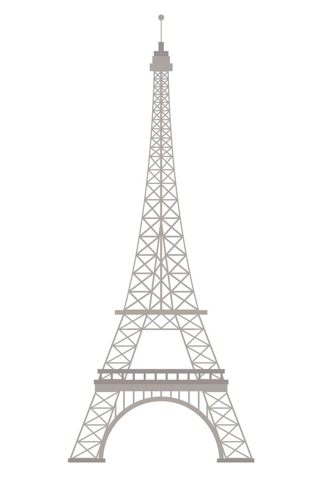 eiffel tower paris landmark vector