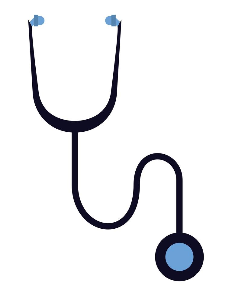 stethoscope medical device vector