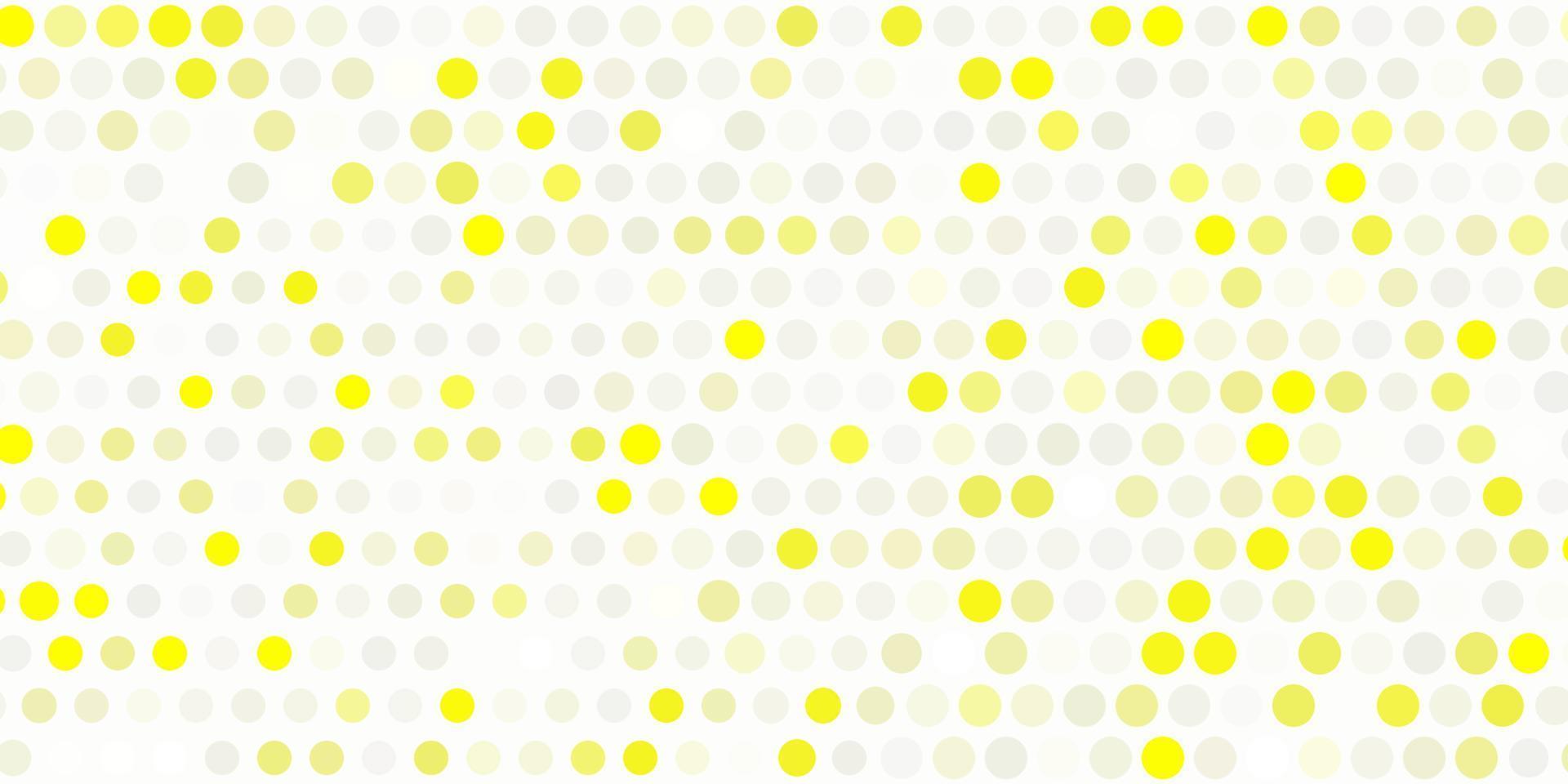 Light yellow vector background with spots.