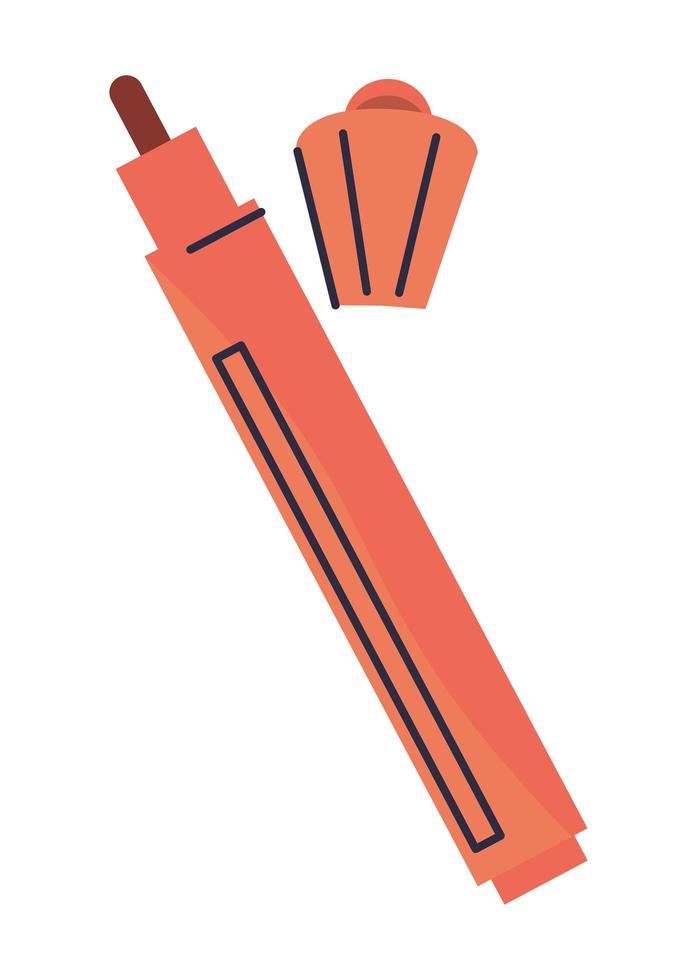 orange marker supply vector