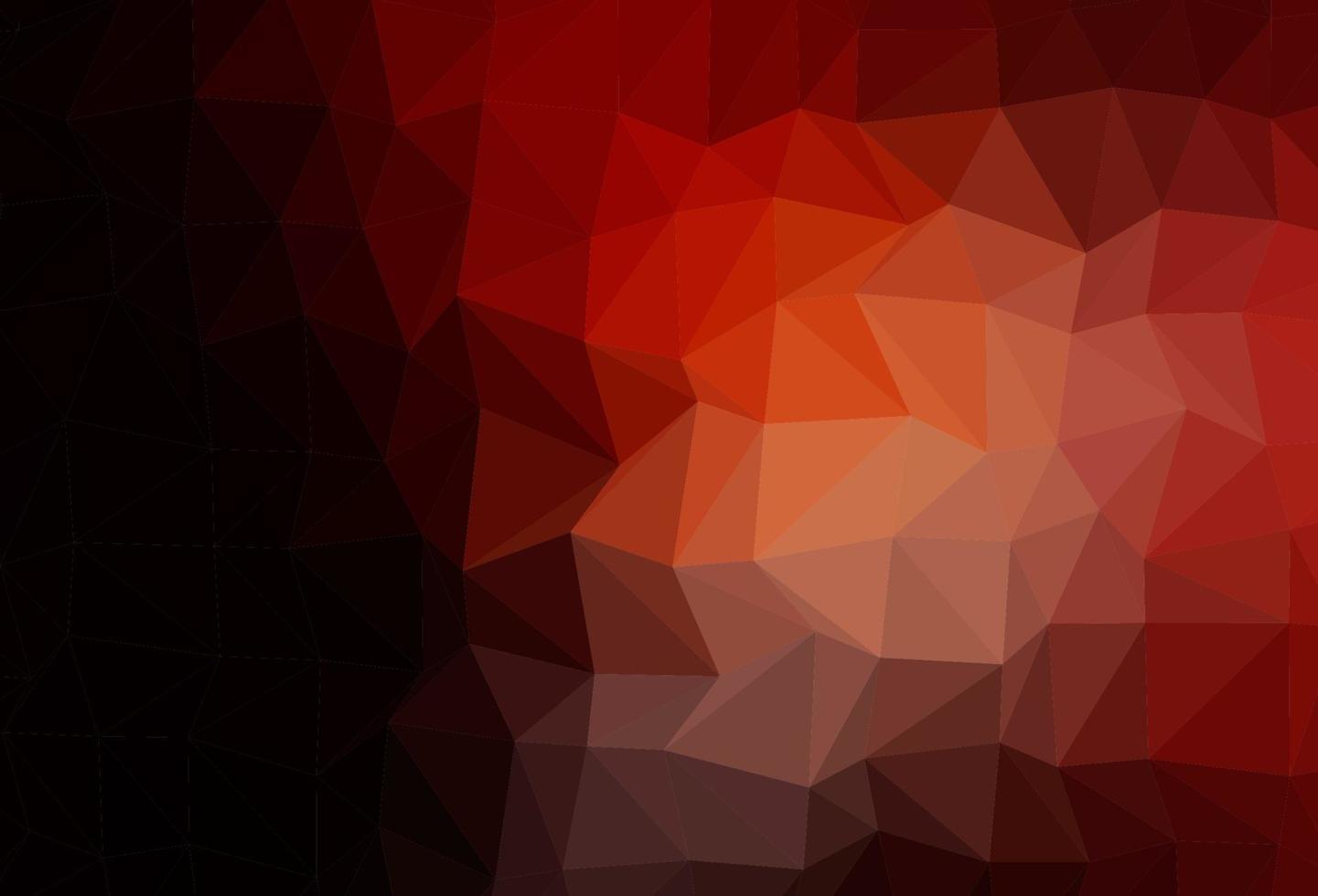 Dark Red vector abstract mosaic background.