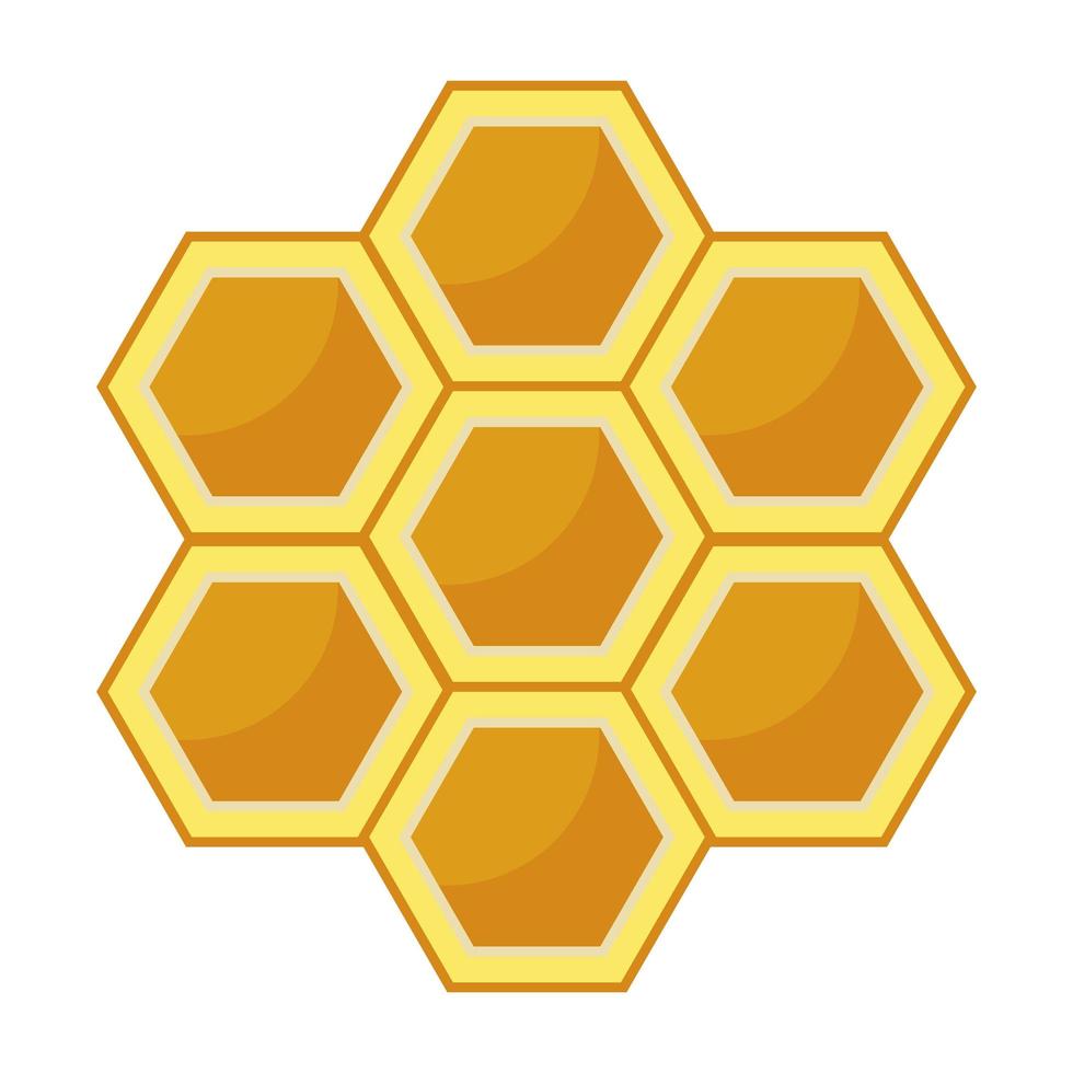 estructura dulce de miel vector