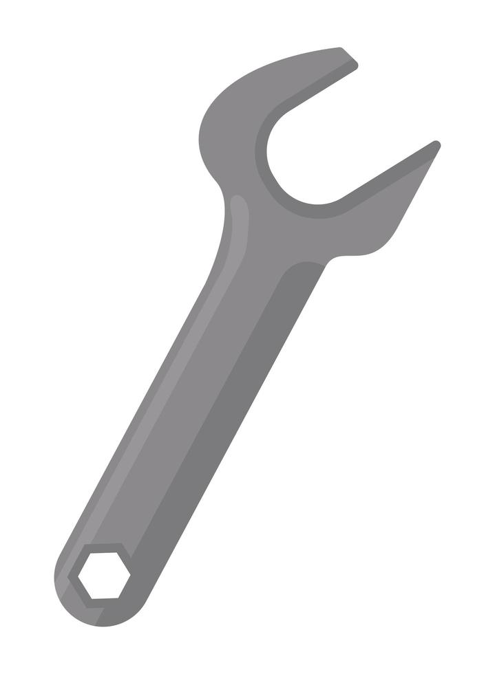 wrench key tool vector
