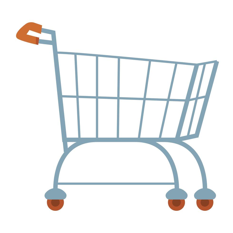 icono de carrito de compras vector