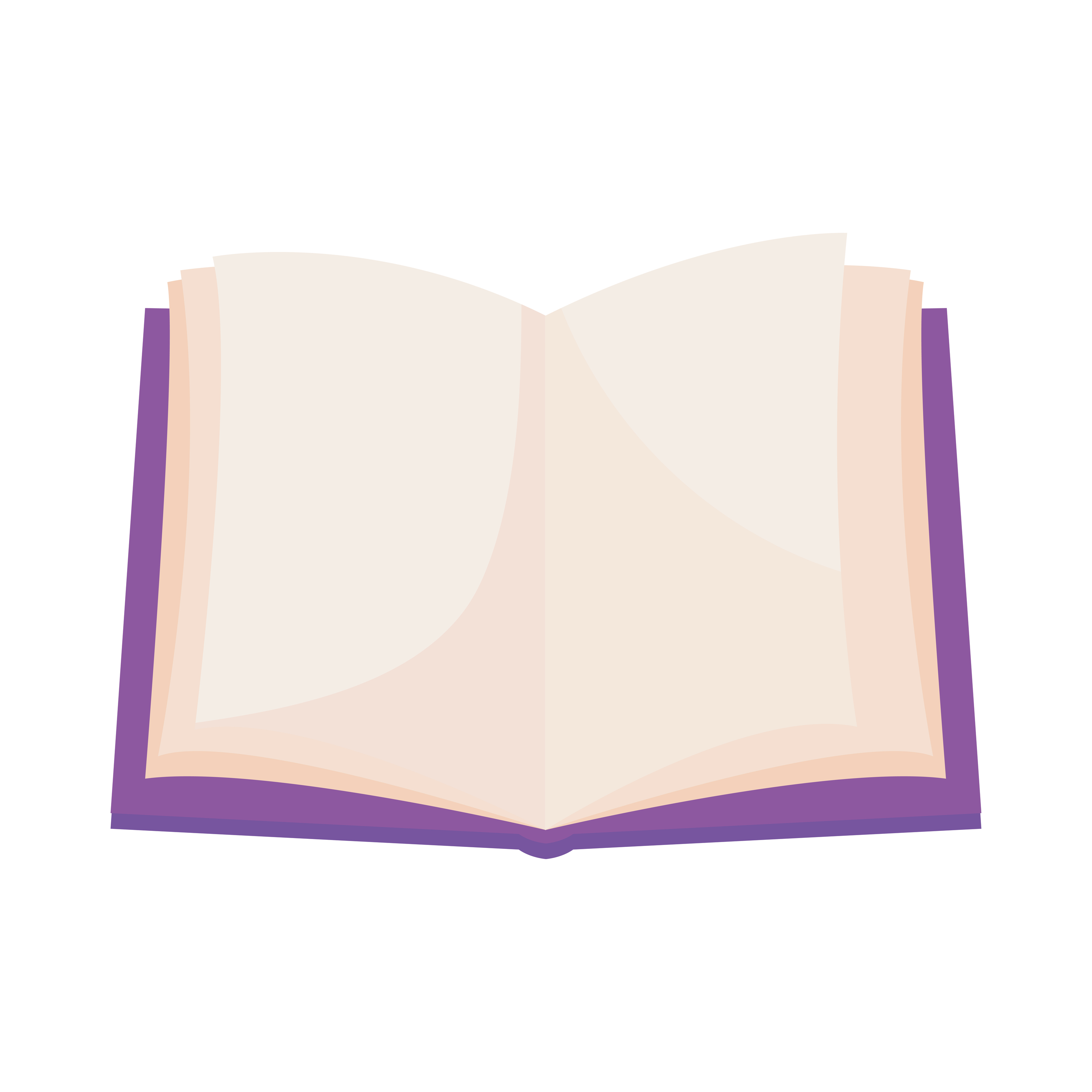 Open Book Logo Vector Design Images, A Purple Open Book, Book Clipart, Books,  Cartoon Stationery PNG Image For Free Download